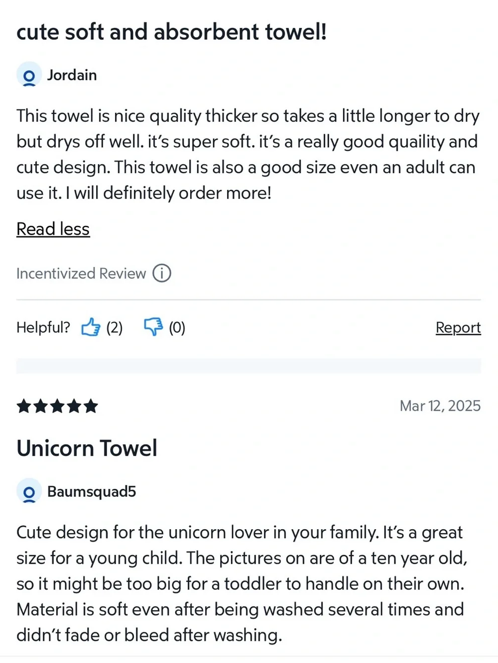 UNICORN BATH TOWEL